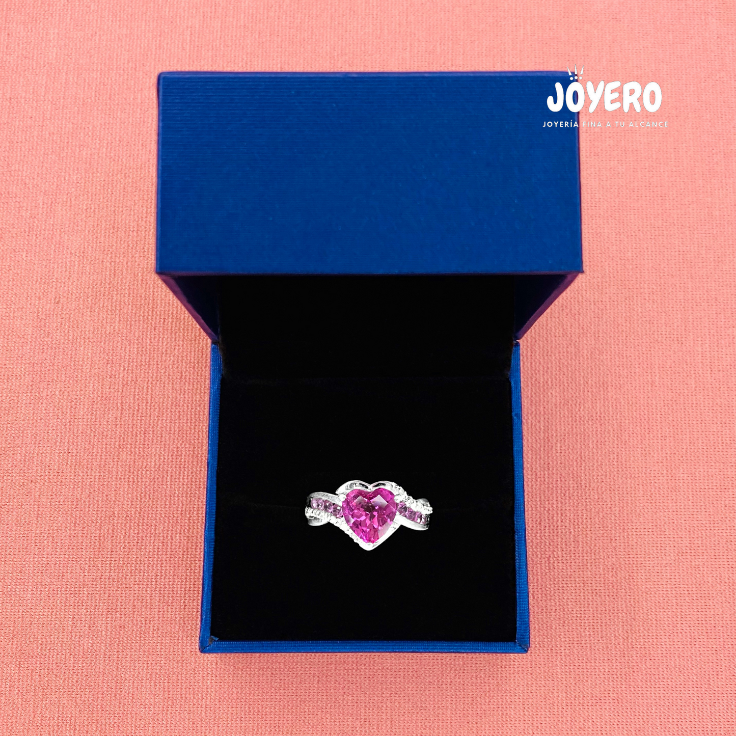 Anillo Corazón Radiante