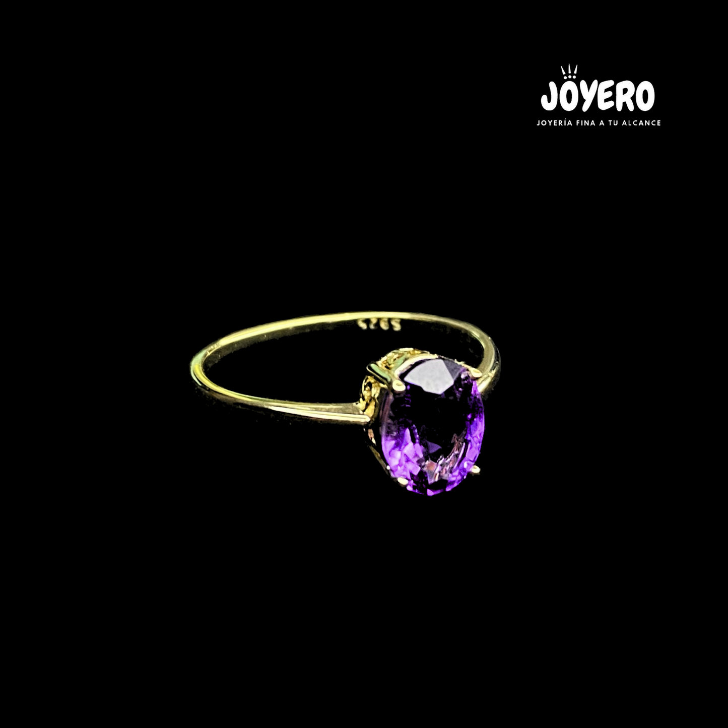 Anillo Amatista Cósmica