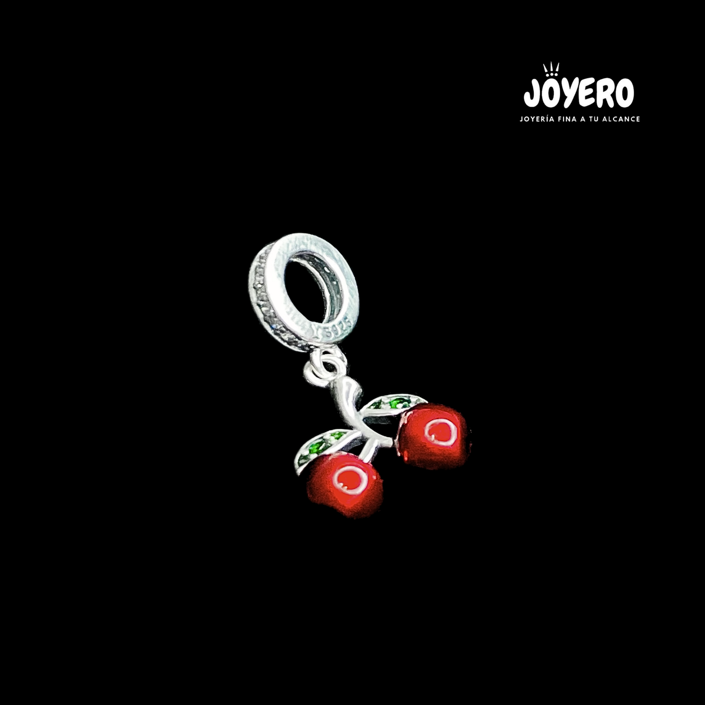 Charm Cerezas Brilantes