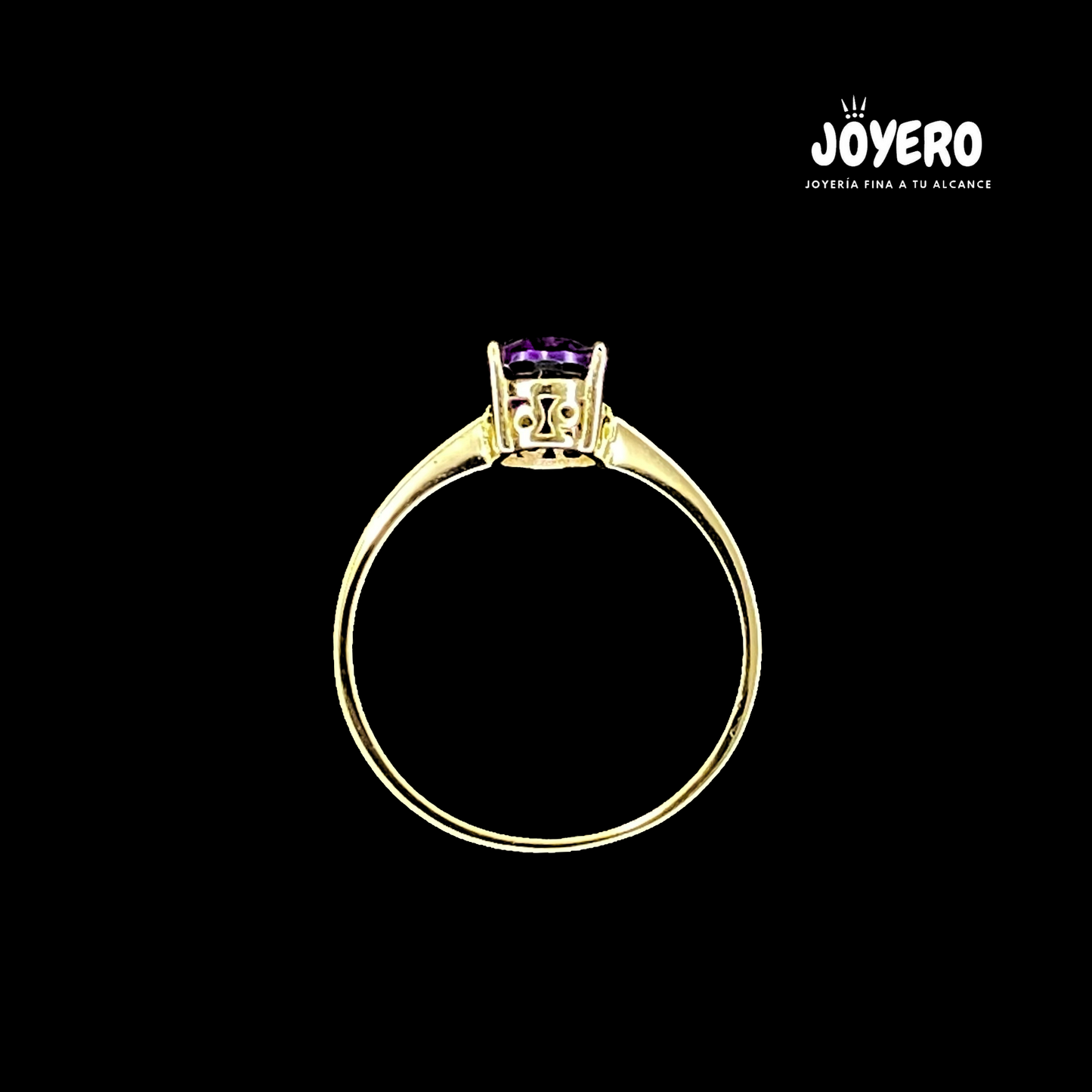 Anillo Amatista Cósmica