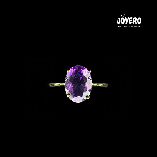Anillo Amatista Cósmica
