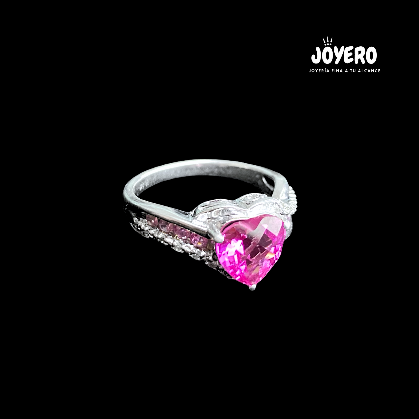 Anillo Corazón Radiante