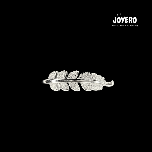 Anillo Hoja Celestial