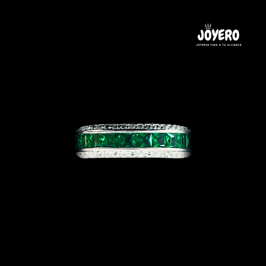 Anillo Tsavorita Estelar