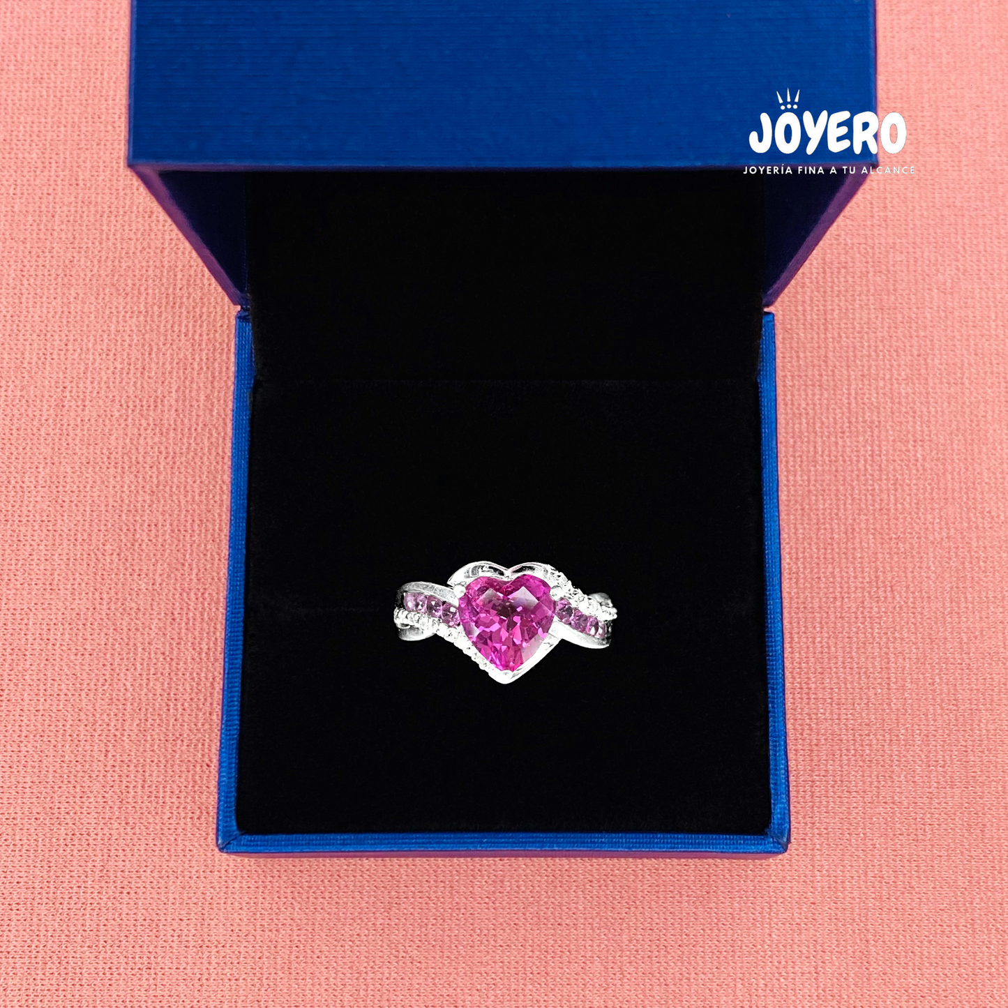 Anillo Corazón Radiante