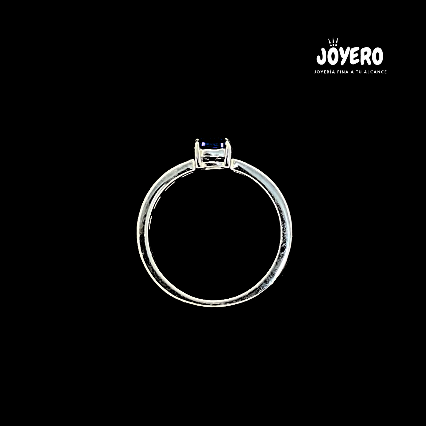 Anillo Eternidad Azul